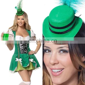 Green Beer Oktoberfest Costume With Oktoberfest Hat thumbnail-3
