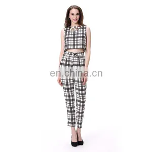 2018 Wholesale Sexy Two Pieces Latest Design Two Pieces Woman Clothes thumbnail-2