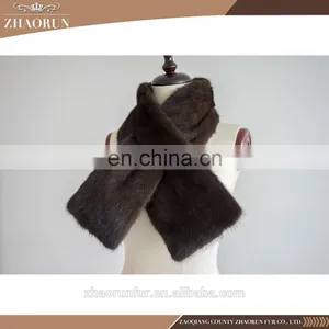 2016 Winter Elegant Fur Scarf Genuine Mink Fur Muffler for Lady thumbnail-4