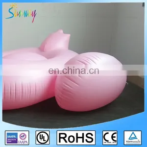EN71 6p Eco-friendly PVC Giant Pink Inflatable Flamingo Swimming Water Pool Float thumbnail-4