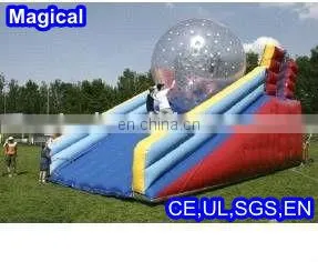 High Quality Inflatable Zorb Ball Track Inflatable Zorb Ramp thumbnail-1