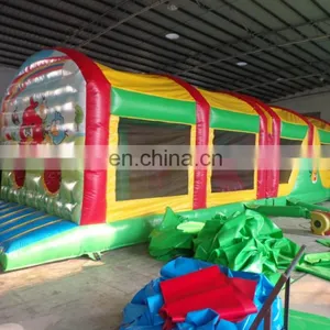 2017 Giant Inflatable Outdoor Kids and Adult Fitness Obstacle Course Equipment thumbnail-2
