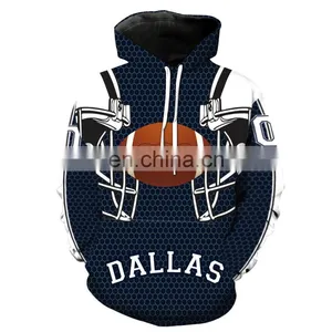 100% Pre-Shrunk Cotton Hoodies USA National Football Teams Hooded Sweatshirts Sweater thumbnail-5