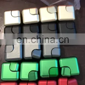 Pcc Team Square Spinner Cube Fidget Toy EDC Fidgets Cube Spinner For Autism and ADHD Increase Focus Square Magic Hand Spinner thumbnail-3
