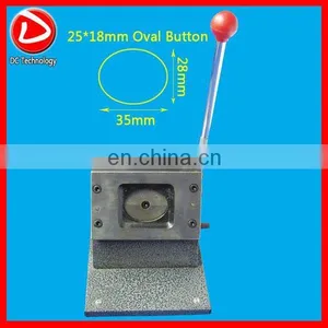 2015 Newest 25*18mm Oval Badge Paper Cutting Machine thumbnail-2