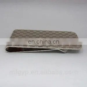 Arts and Crafts Stainless Steel Custom Plated Gold Money Clip thumbnail-4