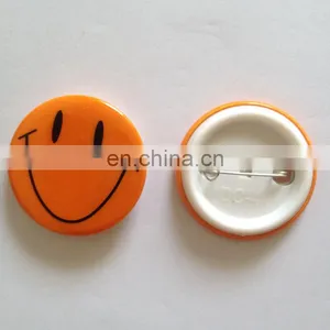 Fashion Round Shape Custom Made Reflective PVC Button Tin Badge thumbnail-1