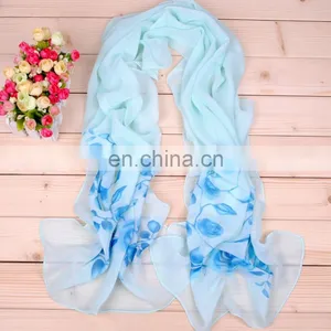 2015 Wholesale Hot Lady Fashion Printed Chiffon Scarf thumbnail-3