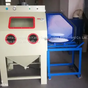 Box Type Manual Sandblasting Machine，The Oxide Layer Can be Removed thumbnail-1