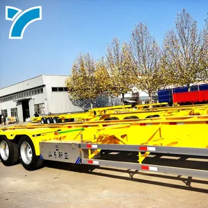 Brand New International Trailer Parts Container Skeleton Semi Trailer 4X2 Cargo thumbnail-1