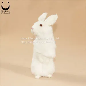 2019 High Quality Simulation Animals Lifelike Rabbit for Home Decoration thumbnail-1
