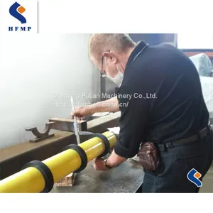 Float Glass Production Line Parts EPDM High Quality Rubber Coated Steel Roller thumbnail-5