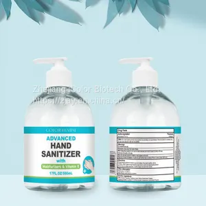 Alcohol Antibacterial Disinfectant Gel 500ml Hand Sanitizer OEM Processing Manufacturers Wholesale thumbnail-2