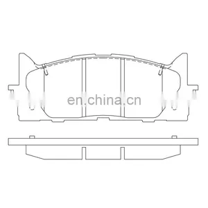 Brake Pads for TOYOTA OE D1222 D2270 AN-734K 04465-06070 thumbnail-1