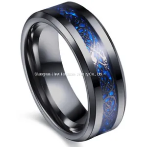 Colored Silver Foil Tungsten Gold Ring thumbnail-1