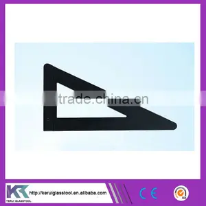 Black Triangular Wooden Ruler Promotional Ruler All Sizes Can be Customized (V119) thumbnail-1