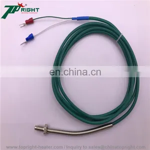 SS Braid Wire 1000mm With Thread Probe J Type Thermocouple Fast Response Temperature Sensor thumbnail-4