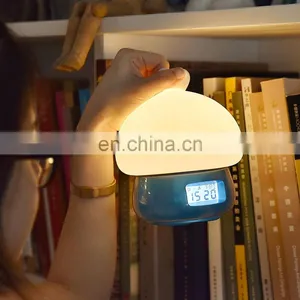 Colorful Changeable Night Light Table Lamp Alarm Clock Children Kids Digital Clock thumbnail-3