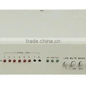 Made in China 8*E1+4*10/100/1000 Gigabit Ethernet PDH Fiber Multiplexer Ethernet thumbnail-2