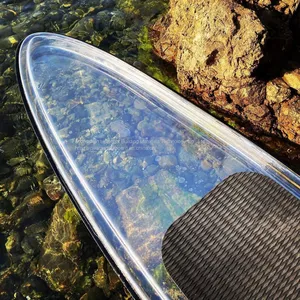 Polycarbonate Material See Through Paddle Board With UV Coated for Water Sports thumbnail-1