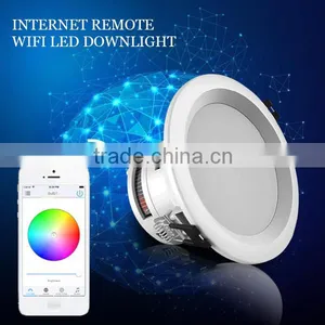16 Million Colors No Need WiFi Controller Direct Connect 9W RGB Warm White WIFI Dimmable LED Downlight With 50000 Hours Lifespan thumbnail-3