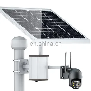 HD 5MP 5X ZOOM Security IP Camera Wireless 3G 4G SIM Card Outdoor PTZ CCTV Surveillance Cam 60W 30AH Battery Solar Panel CamHi thumbnail-1