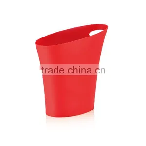 Bathroom Plastic Round Oval Storage Basket Hanging Basket With Handles thumbnail-4