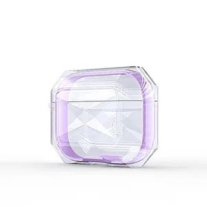 Factory Dropship Clear Cases for Airpods Pro 1 2 3 Earphone Headphone Shockproof Cover Hook Tpu Clear Case thumbnail-4