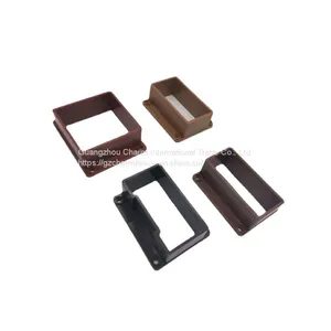Fence, Fence, Garden, Fence, Internal and External Connectors, Wood Plastic Accessories, Floor Fastener 80 * 35 thumbnail-1