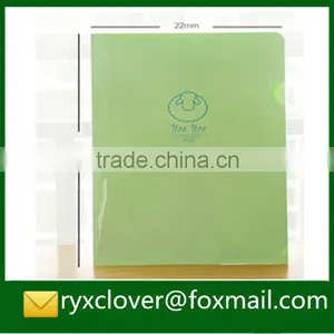 Factory Colorful Sheet Protector L Shape Plastic File Folder thumbnail-2