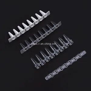 8-well PCR Tube Strip for Medical and Labs Consumables With Caps thumbnail-1