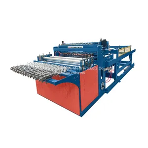 Single and Double Hopper Chicken Cage Mesh Row Welding Machine Coal Mine Support Mesh Welding Machine thumbnail-3