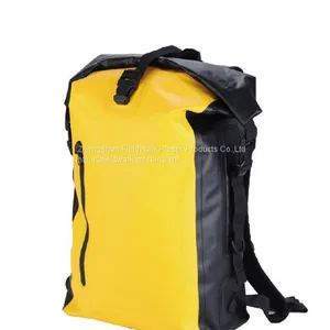 Waterproof Floatable Backpack for Surfing, Kayaking, Hiking, Camping, Water Sports, Yellow thumbnail-1