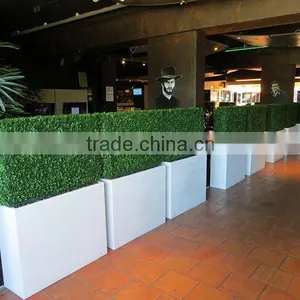 Factory Cheap Artificial Green Grass Fence Artificial Grass Hedge Wholesale thumbnail-1