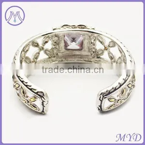 Metal Filigree Cuff Bracelet thumbnail-6
