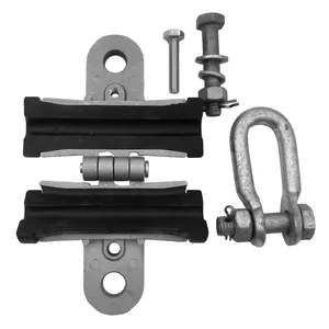 China Fiber Optic Equipment Hanging Clamp 200m 400m 800m Span ADSS Cable Clamp Accessories thumbnail-3