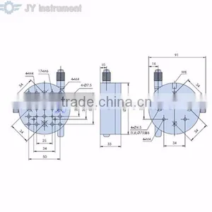 Manual Rotation Stage, Manual Rotary Stage, Rotary Translation Stage, Manual Rotation Table/ 82mm thumbnail-2
