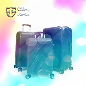 Wholesale Lightweight Anti Crack Travel Luggage Set Black Outbound Travelling Trolley Luggage Suitcase Sets thumbnail-2