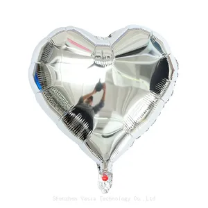 18 Inch Gold Silver Red Heart Foil Balloon Helium Mylar for Wedding Birthday Party Decoration Wholesale thumbnail-5