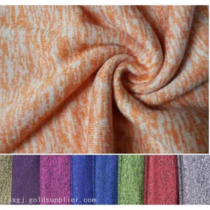 New Cationic Polar Fleece Two Side Brushed One Side Antipilling Hacci Brushed Fabrics thumbnail-1