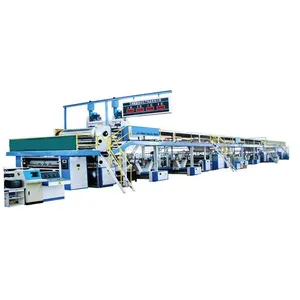 Complete 3 5 7 Ply Flute Corrugated Cardboard Carton Box Machine Production Line thumbnail-1
