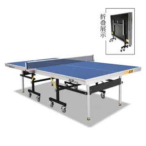 - Double Fish Table Tennis Table - Indoor Table Tennis Table - Model 228A Table Tennis Table - Model 233 Zhanchiwang Generation 2 Table Tennis Table thumbnail-2