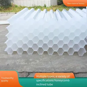 Customized Construction of Hexagonal Honeycomb Inclined Tubes, pp Fillers for Sedimentation Tanks and Biological Filters thumbnail-3