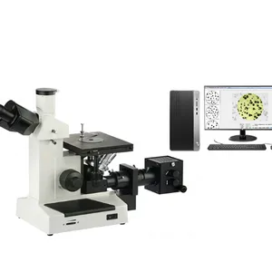 HST High Quality HST101-BW Trinocular Inverted Metallography Microscope thumbnail-1