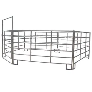 2025 New Model Galvanized Steel High Quality Farm Animal Used Livestock Fence Cattle Horse Sheep Panels Corral Gate thumbnail-1
