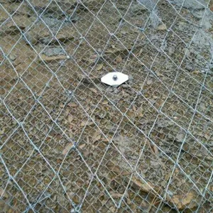 Lianqi Network Industry Hexagonal Wire Mesh, Rockfall Net for Mountain Slope Shotcrete, Gabion Mesh Roll 2*30, Aperture 80*100 thumbnail-5