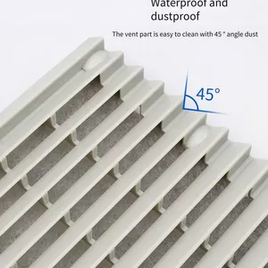 Axial Flow Fan Ventilation Filter Screen Set, Dustproof and Heat-dissipating Fan Louver Mesh Cover for Cabinets, Electrical Control Distribution Boxes, zl - 804 804.230 thumbnail-4