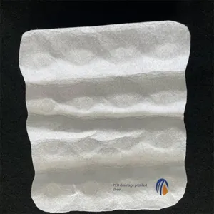 High-density Polyethylene Waterproof and Drainage Protection Boards for Engineering, Composite Drainage Boards, Manufacturer of Siphon Drainage Boards thumbnail-2