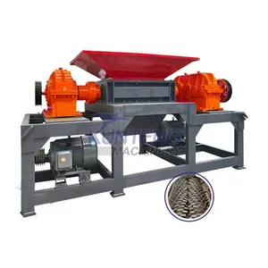 Double Shaft Shredder Waste Pe Woven Bag Shredder Machine Plastic Shredder thumbnail-1