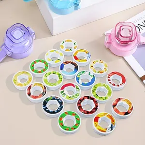 Fragrance Cup New Fun Creative Water Cup Girls High-Looking Student Childrens Sports Cup With Straw Gradient Color Straw Cup thumbnail-3